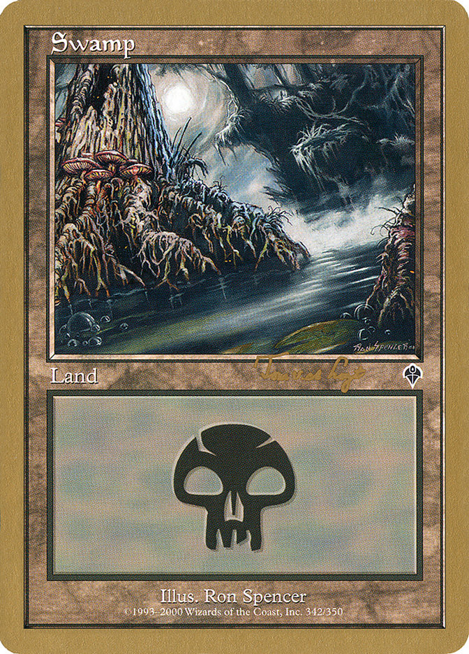 Swamp (tvdl342) (Tom van de Logt) [World Championship Decks 2001] MTG Single Magic: The Gathering | Red Claw Gaming