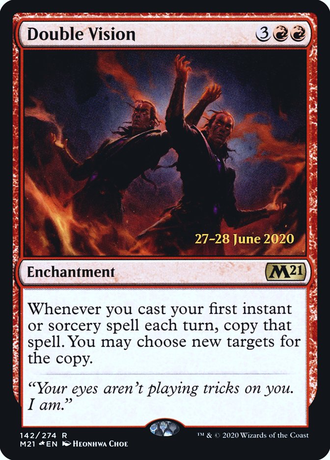 Double Vision [Core Set 2021 Prerelease Promos] MTG Single Magic: The Gathering | Red Claw Gaming