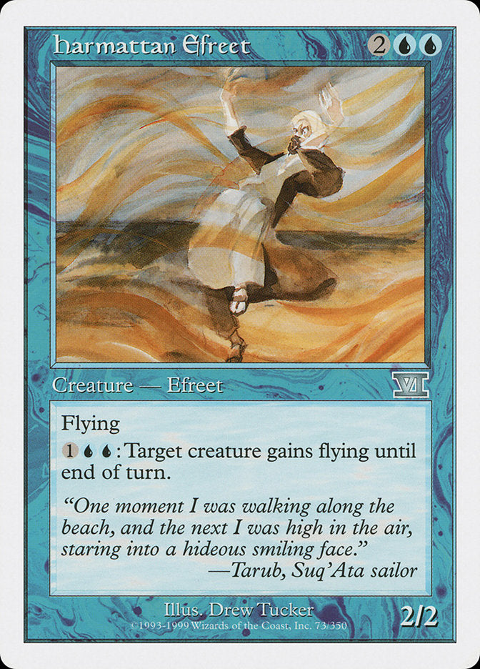Harmattan Efreet [Classic Sixth Edition] MTG Single Magic: The Gathering | Red Claw Gaming