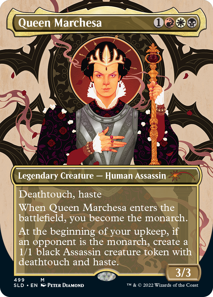 Queen Marchesa (Borderless) [Secret Lair Drop Series] MTG Single Magic: The Gathering | Red Claw Gaming