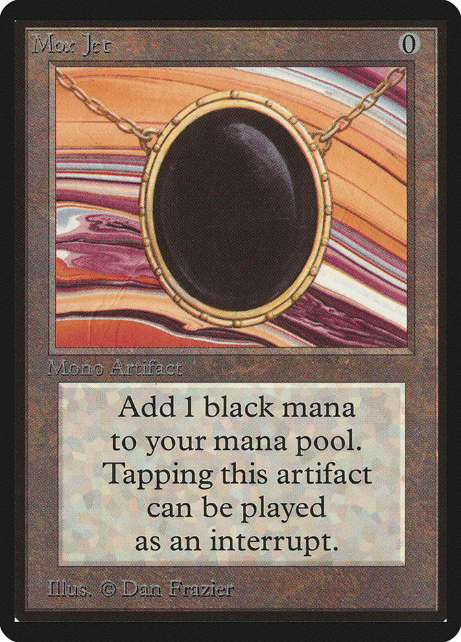 Mox Jet [Beta Edition] MTG Single Magic: The Gathering | Red Claw Gaming