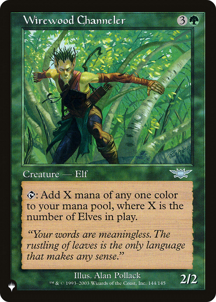 Wirewood Channeler [The List] MTG Single Magic: The Gathering | Red Claw Gaming