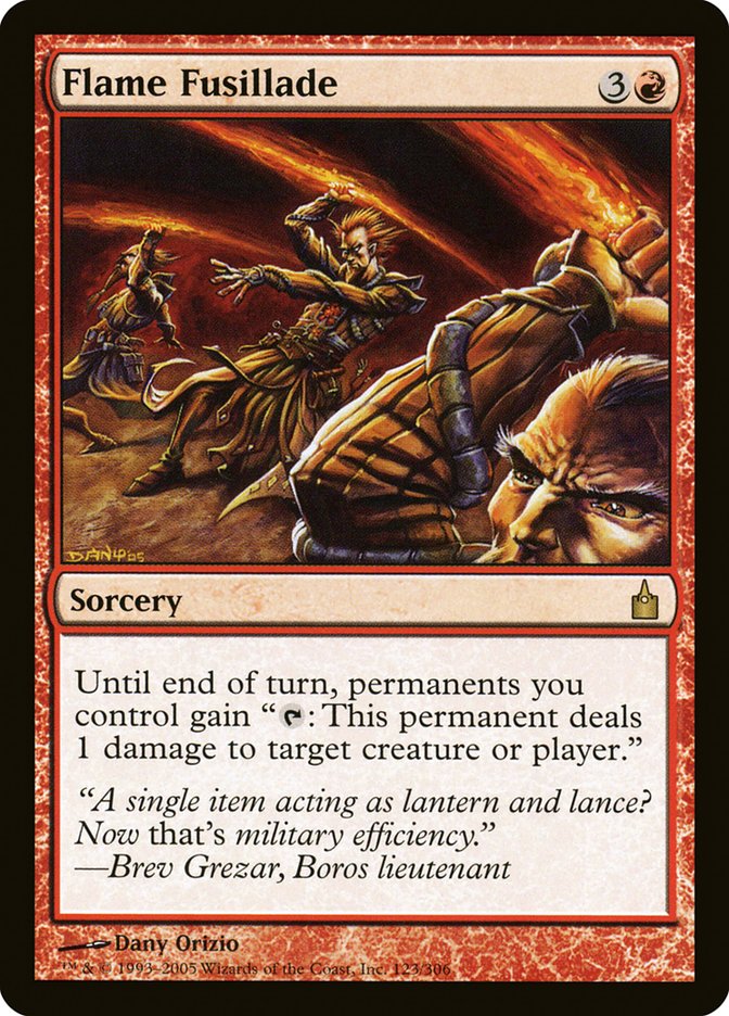 Flame Fusillade [Ravnica: City of Guilds] MTG Single Magic: The Gathering | Red Claw Gaming