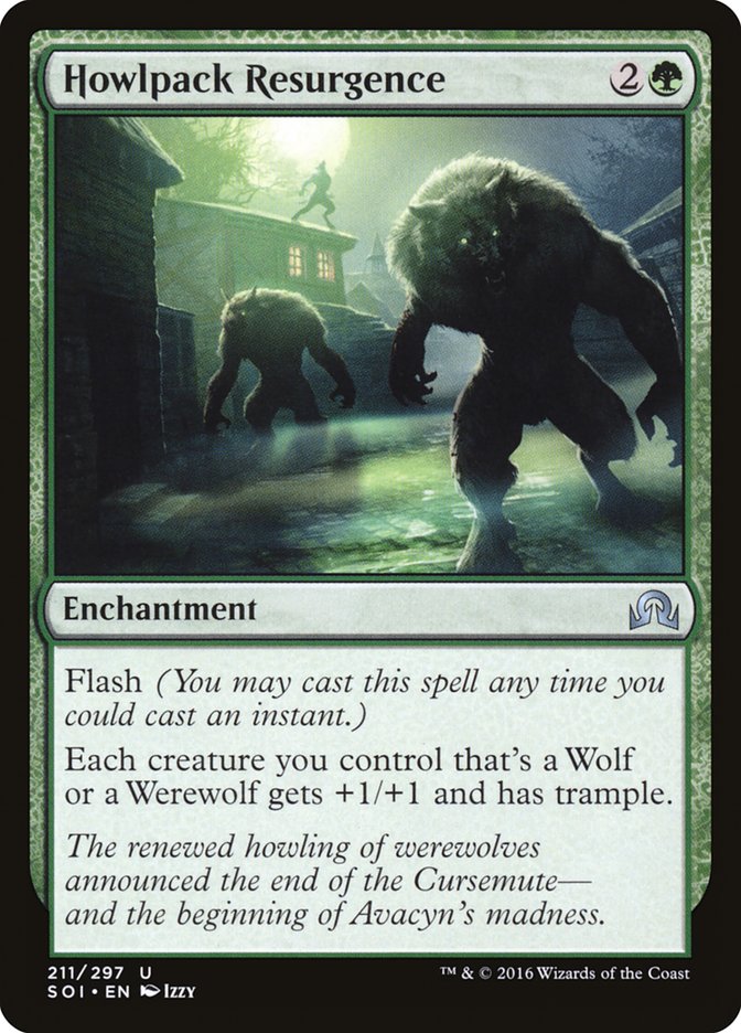 Howlpack Resurgence [Shadows over Innistrad] MTG Single Magic: The Gathering | Red Claw Gaming