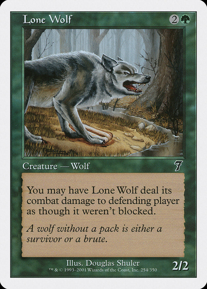 Lone Wolf [Seventh Edition] MTG Single Magic: The Gathering | Red Claw Gaming