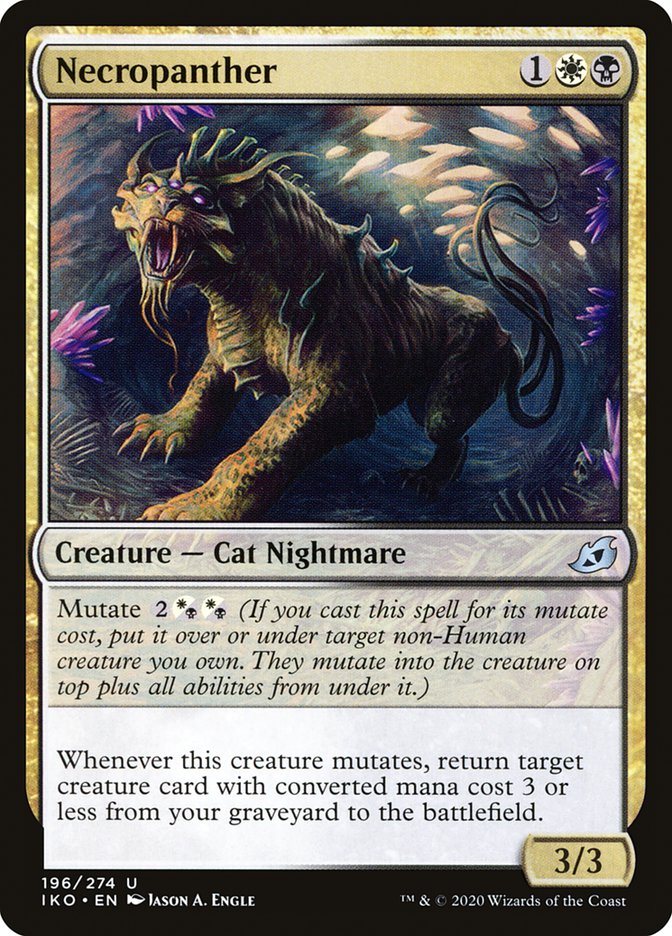 Necropanther [Ikoria: Lair of Behemoths] MTG Single Magic: The Gathering | Red Claw Gaming