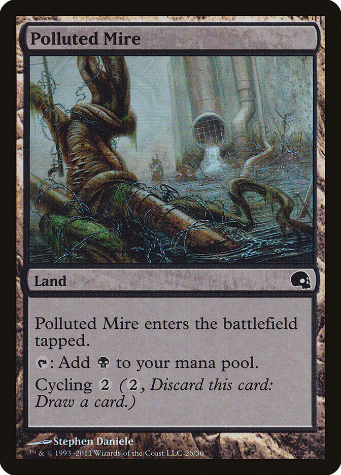 Polluted Mire [Premium Deck Series: Graveborn] MTG Single Magic: The Gathering | Red Claw Gaming