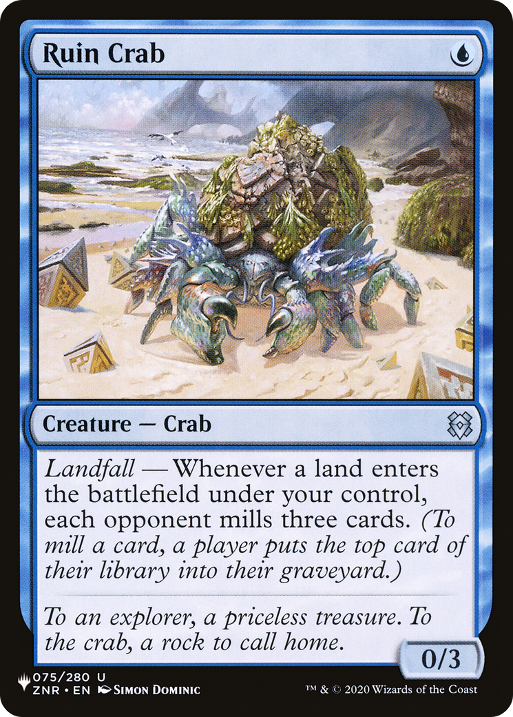 Ruin Crab [The List] MTG Single Magic: The Gathering | Red Claw Gaming