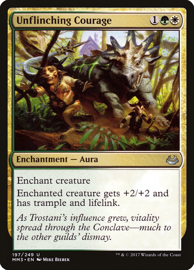 Unflinching Courage [Modern Masters 2017] MTG Single Magic: The Gathering | Red Claw Gaming