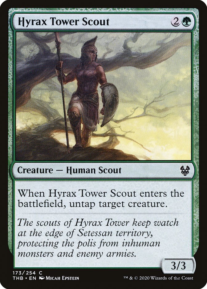 Hyrax Tower Scout [Theros Beyond Death] MTG Single Magic: The Gathering | Red Claw Gaming