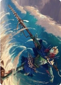 Tazeem Roilmage Art Card [Zendikar Rising Art Series] MTG Single Magic: The Gathering | Red Claw Gaming