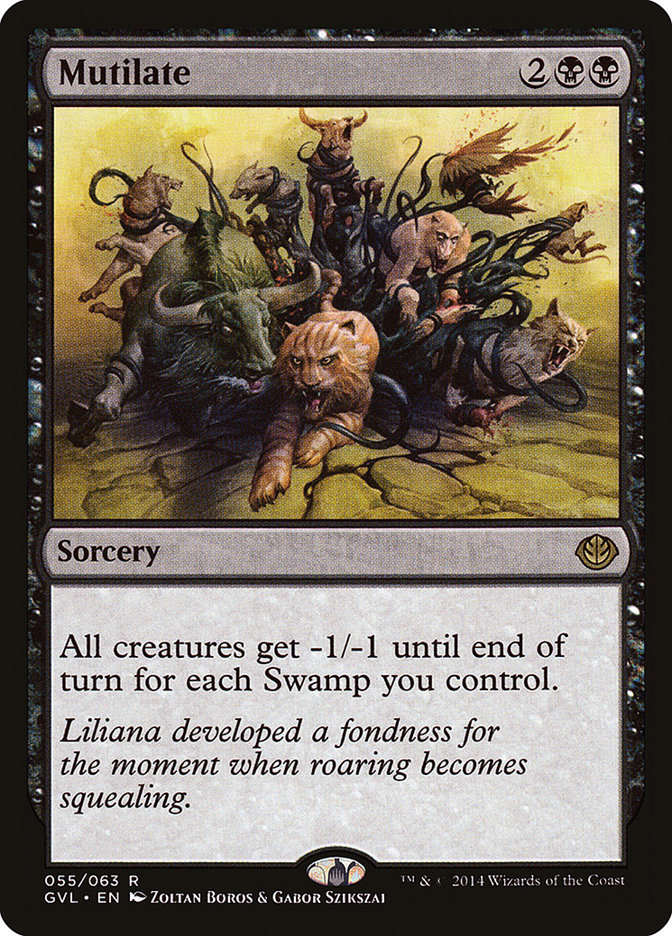Mutilate (Garruk vs. Liliana) [Duel Decks Anthology] MTG Single Magic: The Gathering | Red Claw Gaming