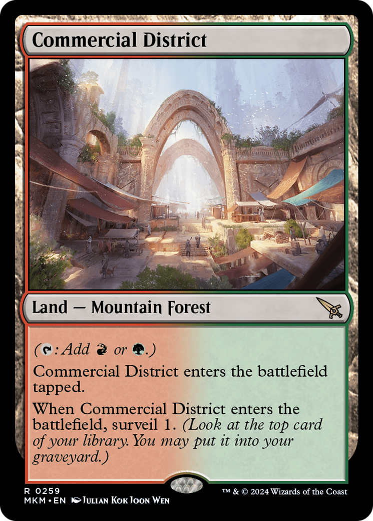 Commercial District [Murders at Karlov Manor] MTG Single Magic: The Gathering    | Red Claw Gaming