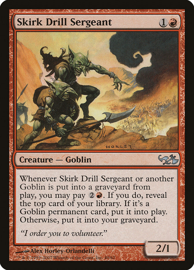 Skirk Drill Sergeant [Duel Decks: Elves vs. Goblins] MTG Single Magic: The Gathering | Red Claw Gaming