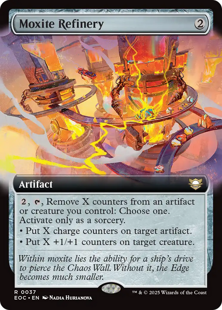 Moxite Refinery (Extended Art) [Edge of Eternities Commander] MTG Single Magic: The Gathering | Red Claw Gaming