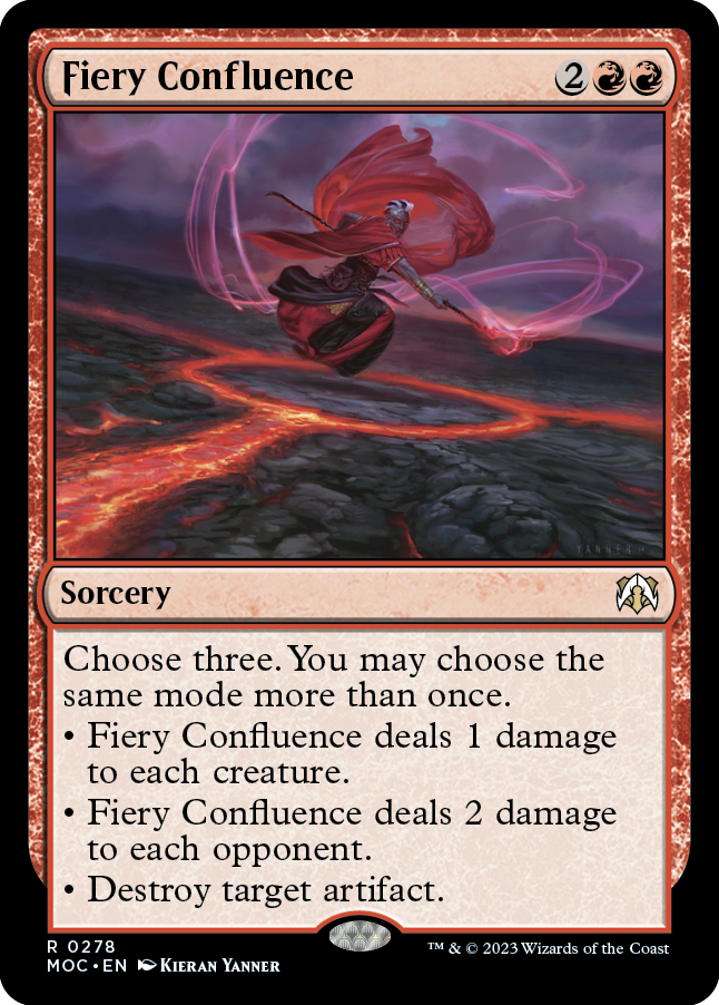 Fiery Confluence [March of the Machine Commander] MTG Single Magic: The Gathering | Red Claw Gaming