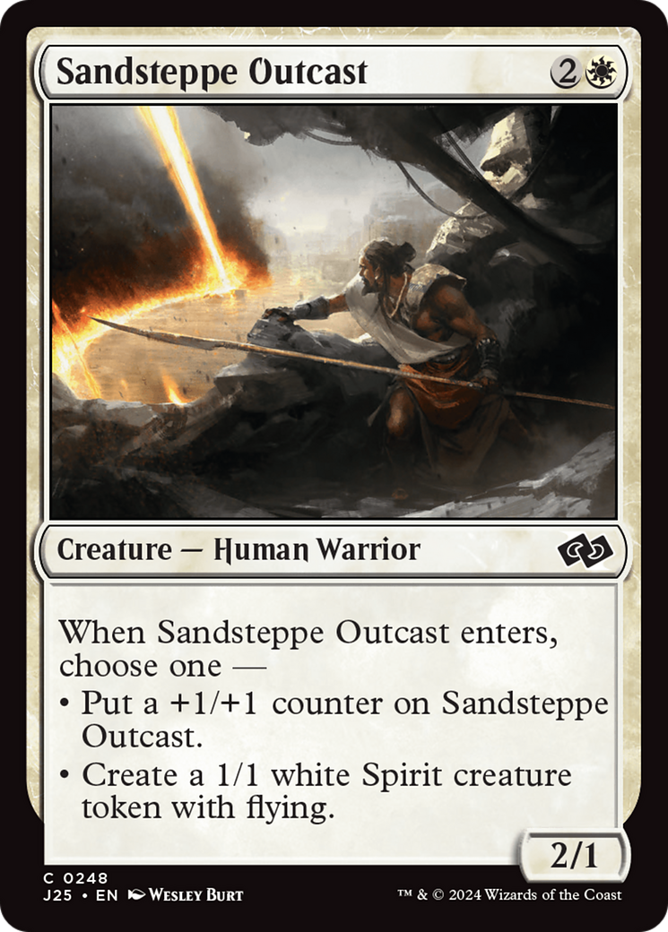 Sandsteppe Outcast [Foundations Jumpstart] MTG Single Magic: The Gathering | Red Claw Gaming