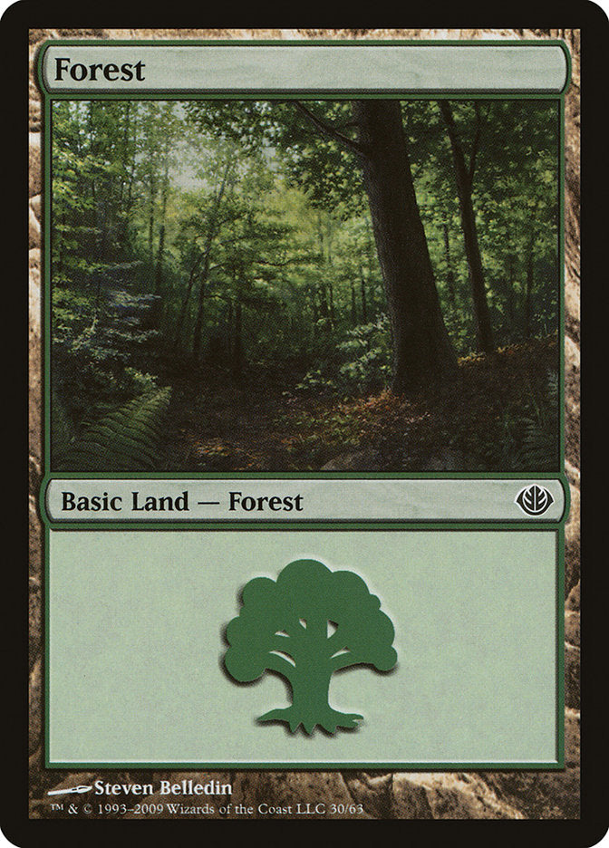 Forest (30) [Duel Decks: Garruk vs. Liliana] MTG Single Magic: The Gathering | Red Claw Gaming