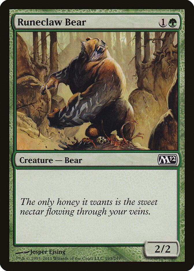 Runeclaw Bear [Magic 2012] MTG Single Magic: The Gathering | Red Claw Gaming