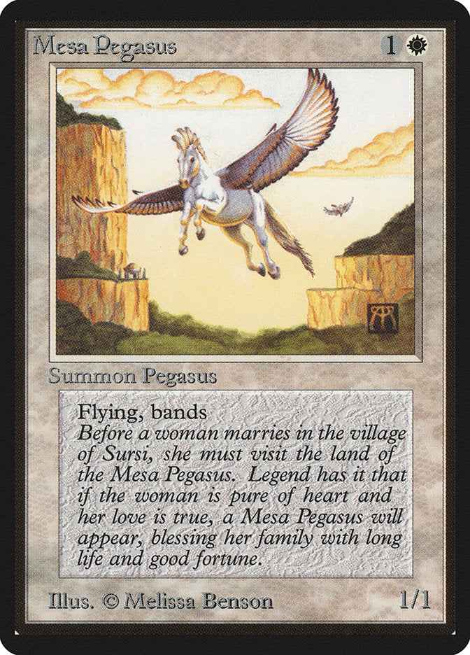 Mesa Pegasus [Beta Edition] MTG Single Magic: The Gathering | Red Claw Gaming