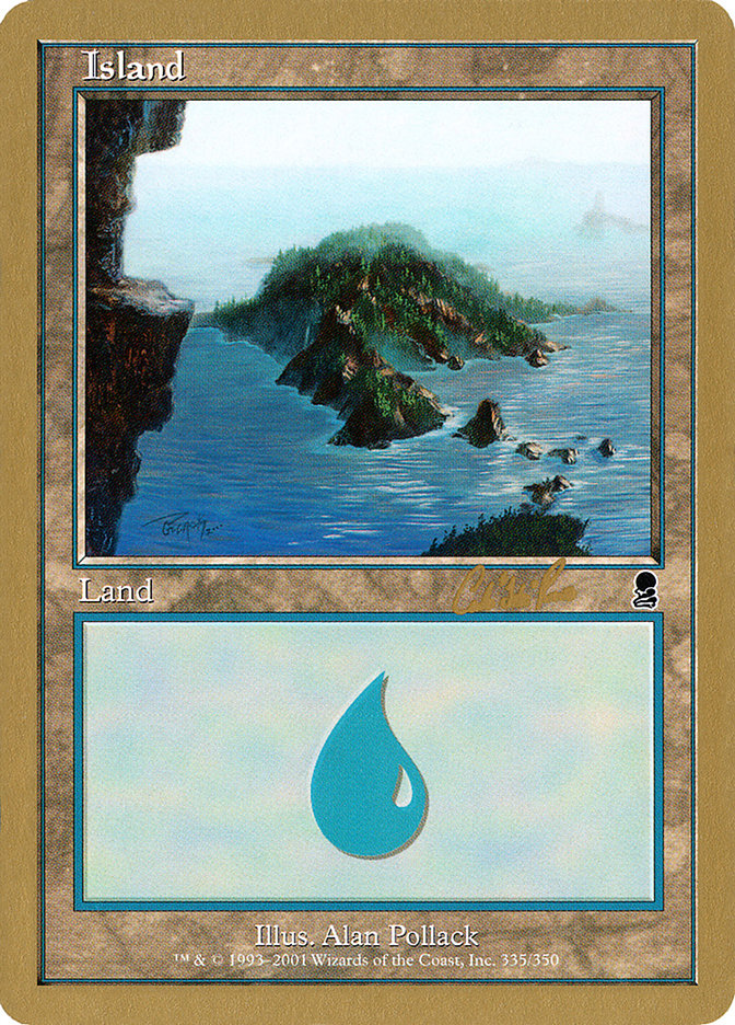 Island (cr335) (Carlos Romao) [World Championship Decks 2002] MTG Single Magic: The Gathering | Red Claw Gaming