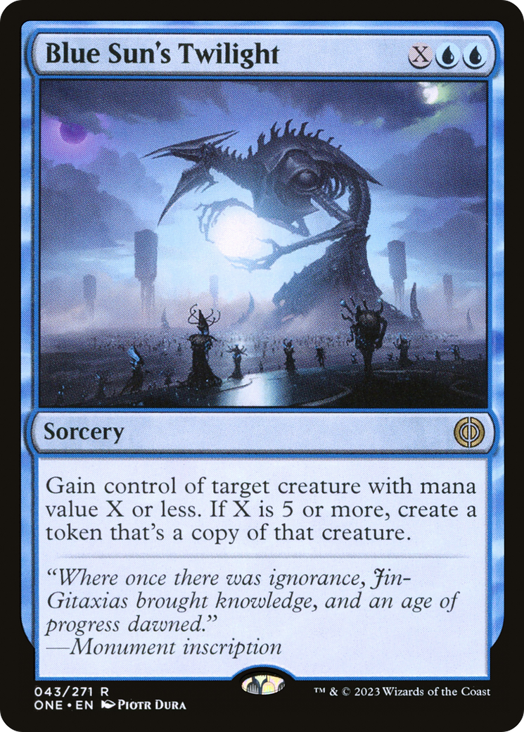 Blue Sun's Twilight [Phyrexia: All Will Be One] MTG Single Magic: The Gathering | Red Claw Gaming