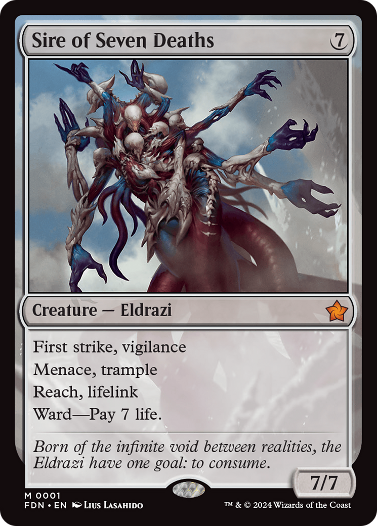 Sire of Seven Deaths [Foundations] MTG Single Magic: The Gathering | Red Claw Gaming