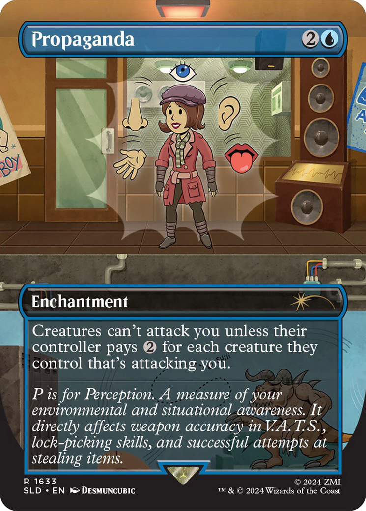 Propaganda (1633) (Rainbow Foil) [Secret Lair Drop Series] MTG Single Magic: The Gathering | Red Claw Gaming