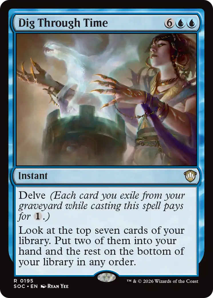 Dig Through Time [Secrets of Strixhaven Commander] MTG Single Magic: The Gathering | Red Claw Gaming