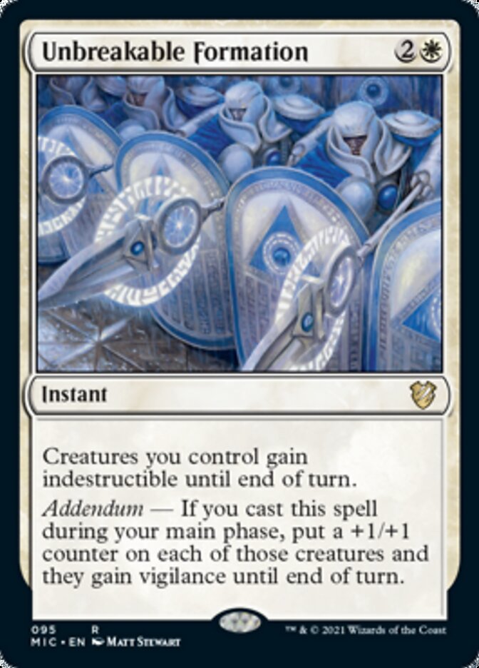Unbreakable Formation [Innistrad: Midnight Hunt Commander] MTG Single Magic: The Gathering | Red Claw Gaming