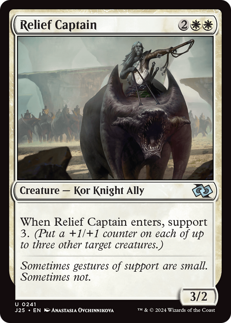 Relief Captain [Foundations Jumpstart] MTG Single Magic: The Gathering | Red Claw Gaming