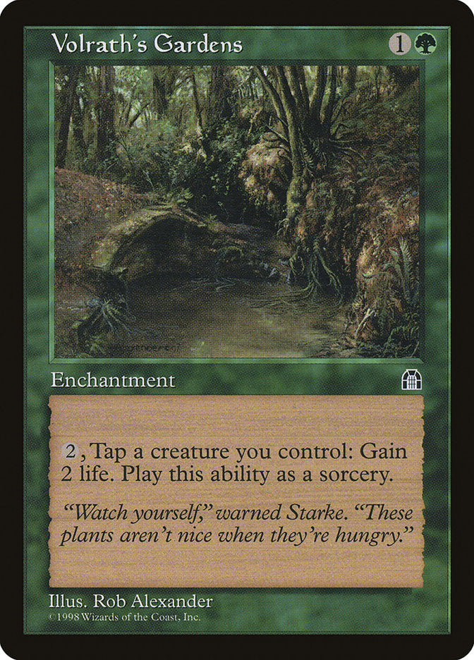 Volrath's Gardens [Stronghold] MTG Single Magic: The Gathering | Red Claw Gaming
