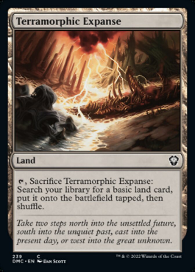 Terramorphic Expanse [Dominaria United Commander] MTG Single Magic: The Gathering | Red Claw Gaming