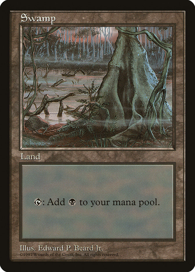 Swamp (5) [Asia Pacific Land Program] MTG Single Magic: The Gathering | Red Claw Gaming