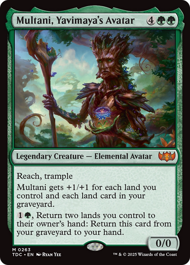Multani, Yavimaya's Avatar [Tarkir: Dragonstorm Commander] MTG Single Magic: The Gathering | Red Claw Gaming