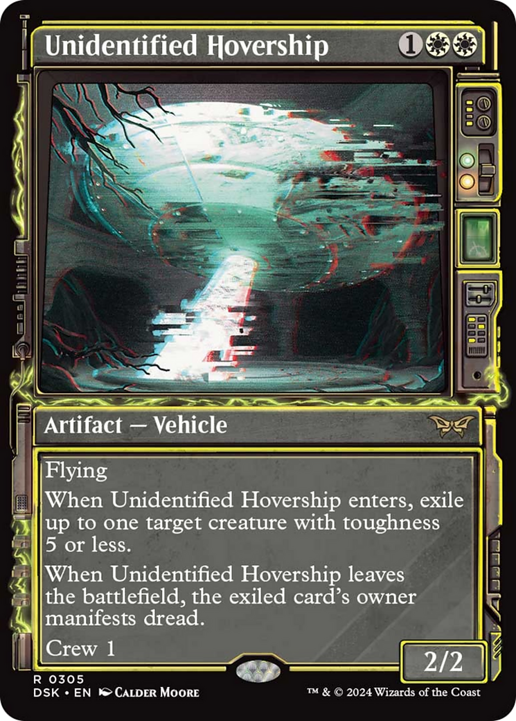 Unidentified Hovership (Showcase) [Duskmourn: House of Horror] MTG Single Magic: The Gathering | Red Claw Gaming