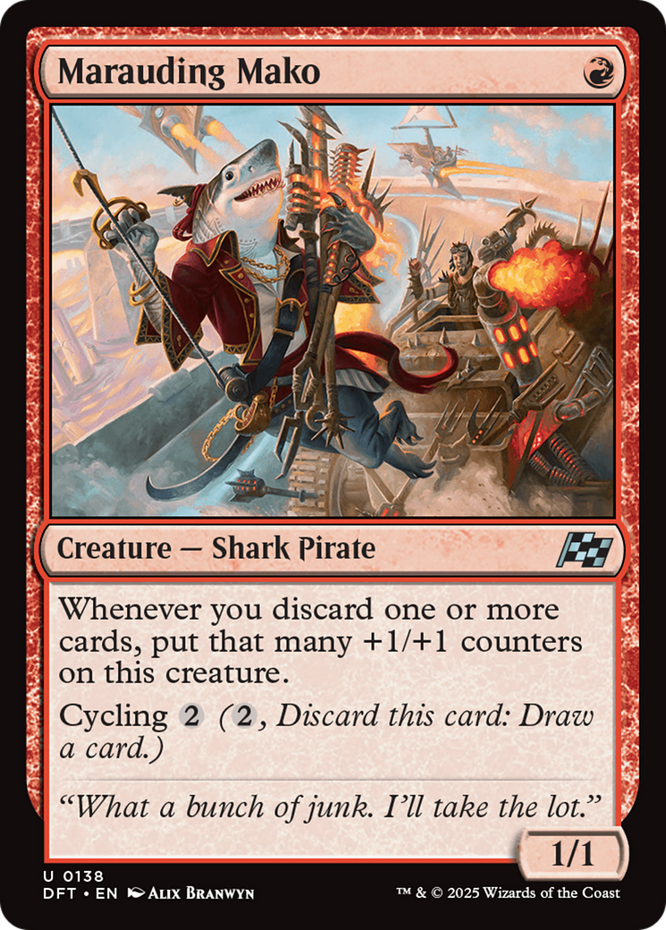 Marauding Mako [Aetherdrift] MTG Single Magic: The Gathering | Red Claw Gaming