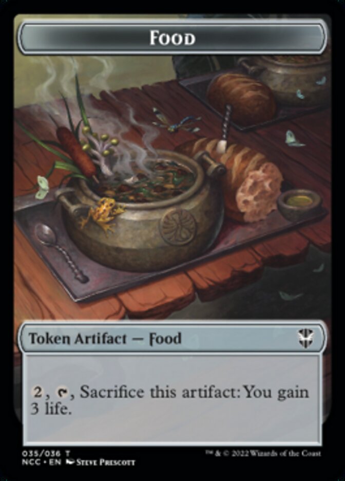 Food // Citizen Double-Sided Token [Streets of New Capenna Commander Tokens] MTG Single Magic: The Gathering | Red Claw Gaming