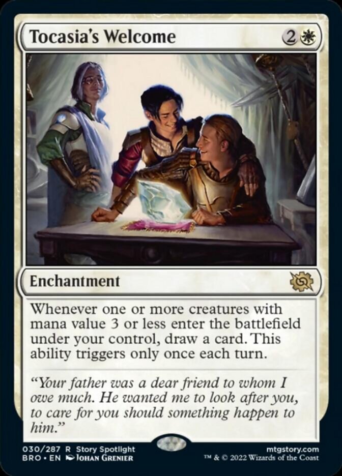 Tocasia's Welcome [The Brothers' War] MTG Single Magic: The Gathering | Red Claw Gaming