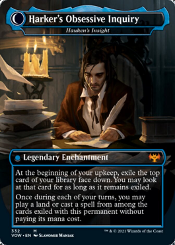 Jacob Hauken, Inspector // Hauken's Insight - Jonathan Harker // Harker's Obsessive Inquiry [Innistrad: Crimson Vow] MTG Single Magic: The Gathering | Red Claw Gaming