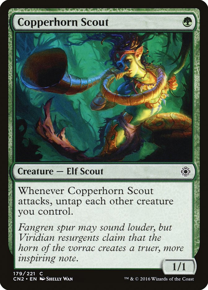 Copperhorn Scout [Conspiracy: Take the Crown] MTG Single Magic: The Gathering | Red Claw Gaming