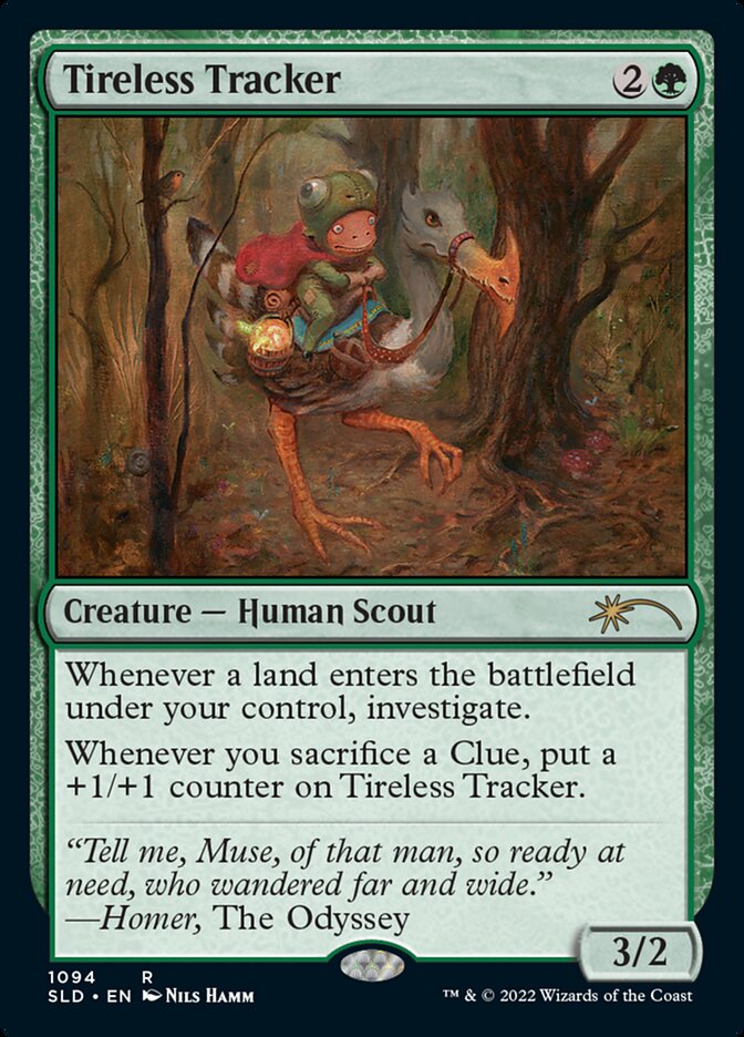 Tireless Tracker (1094) [Secret Lair Drop Series] MTG Single Magic: The Gathering | Red Claw Gaming