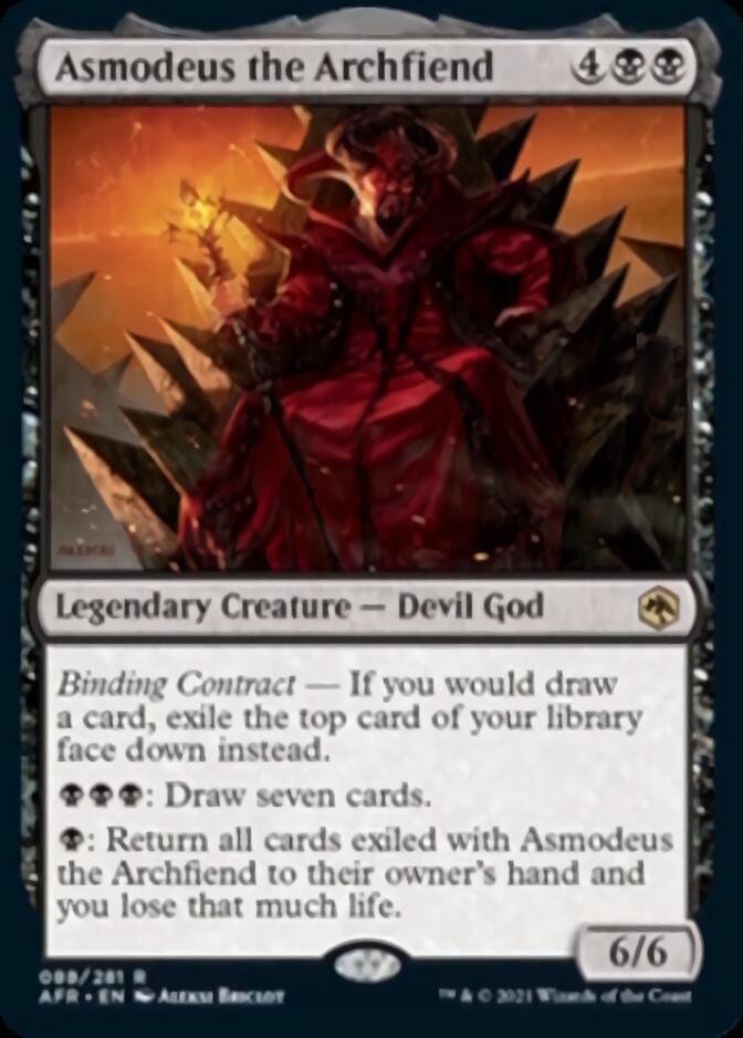 Asmodeus the Archfiend [Dungeons & Dragons: Adventures in the Forgotten Realms] MTG Single Magic: The Gathering | Red Claw Gaming