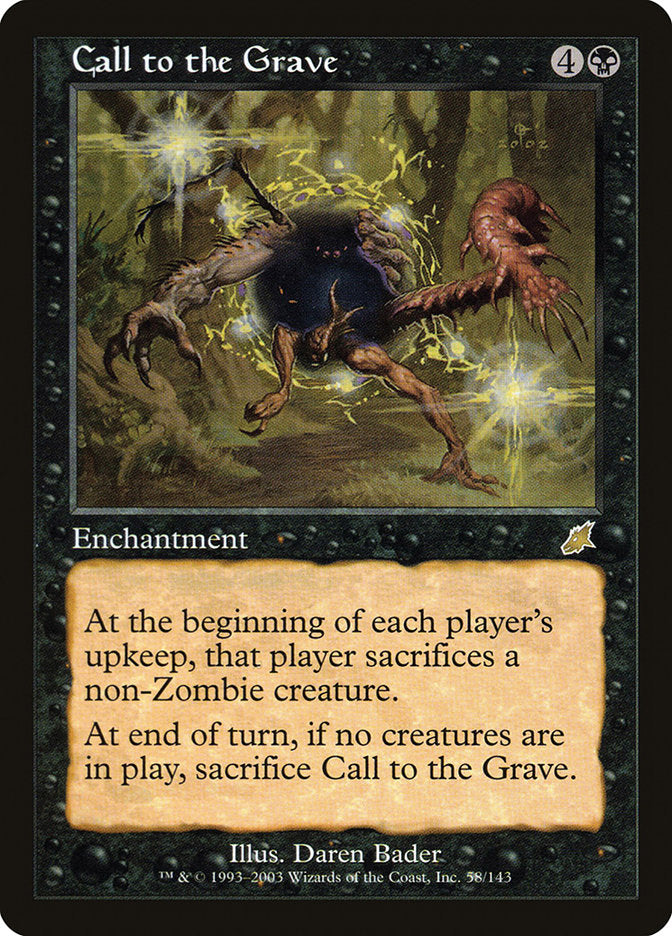 Call to the Grave [Scourge] MTG Single Magic: The Gathering | Red Claw Gaming