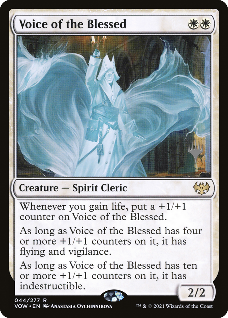 Voice of the Blessed (Promo Pack) [The Brothers' War Promos] MTG Single Magic: The Gathering | Red Claw Gaming