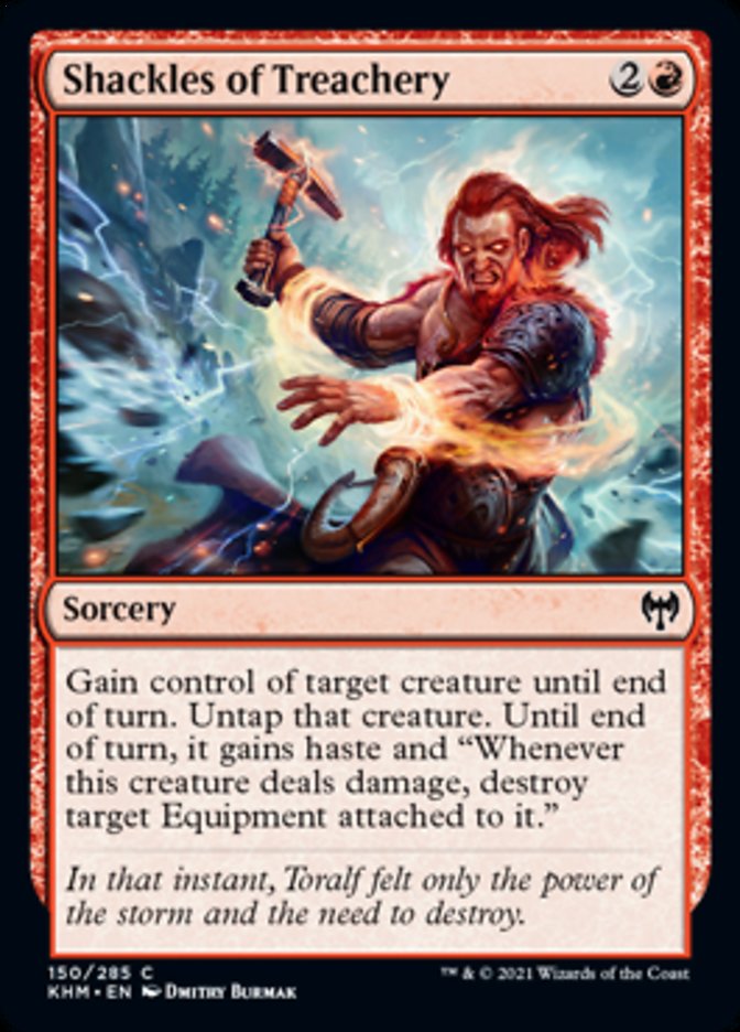 Shackles of Treachery [Kaldheim] MTG Single Magic: The Gathering | Red Claw Gaming