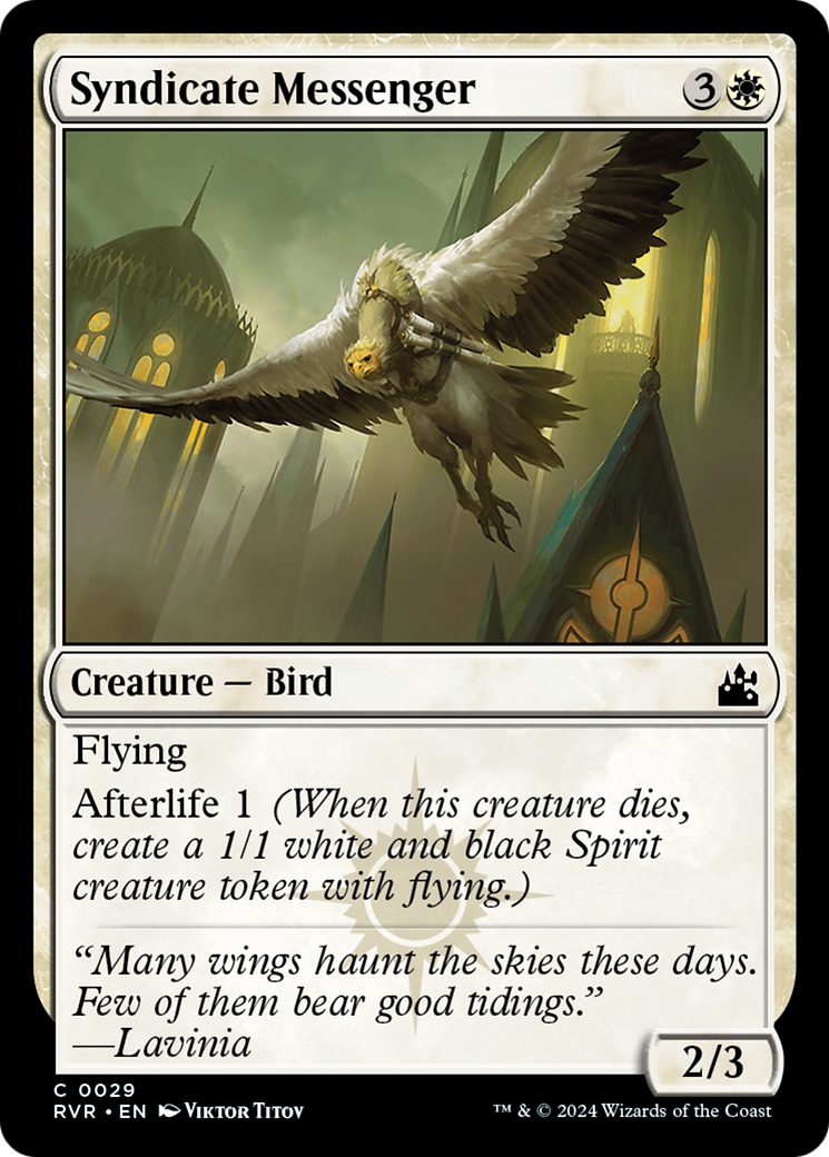 Syndicate Messenger [Ravnica Remastered] MTG Single Magic: The Gathering | Red Claw Gaming