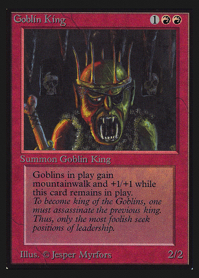 Goblin King [Collectors' Edition] MTG Single Magic: The Gathering | Red Claw Gaming