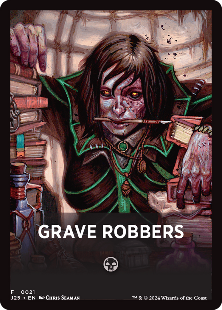 Grave Robbers Theme Card [Foundations Jumpstart Front Cards] MTG Single Magic: The Gathering | Red Claw Gaming
