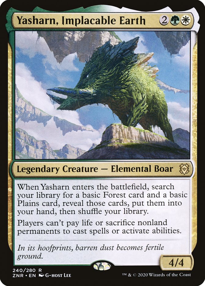 Yasharn, Implacable Earth [Zendikar Rising] MTG Single Magic: The Gathering | Red Claw Gaming